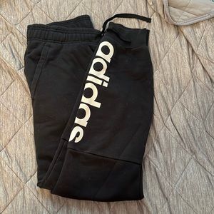 Black adidas sweats